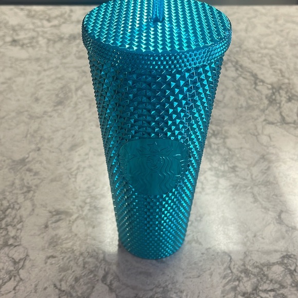 Starbucks Venti Blue Shiny Drink Cup - Picture 5 of 5